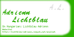 adrienn lichtblau business card